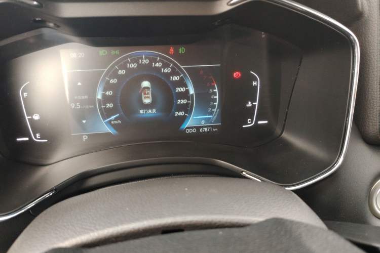 Used BAIC Changhe Q7 2018 1.5T CVT Elite Model Odometer Close Up