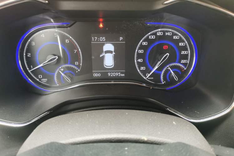 Used BAIC Changhe Q7 2018 1.5T CVT Comfort Model Odometer Close Up