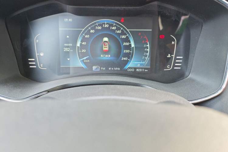 Used BAIC Changhe Q7 2018 1.5T Manual Elite Edition Odometer Close Up
