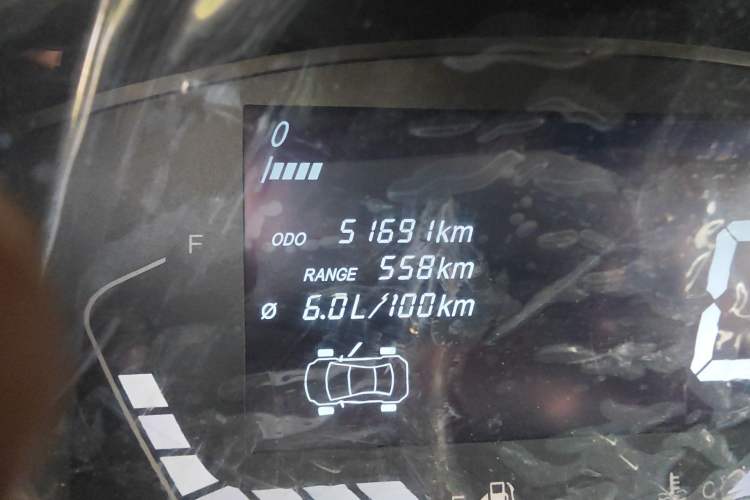 Used BAIC Changhe Wagon R 2018 1.4L Manual Comfort Version Odometer Close Up