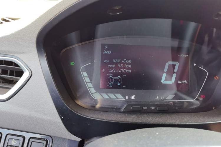 Used BAIC Changhe Wagon R 2018 1.4L Manual Comfort Version Odometer Close Up