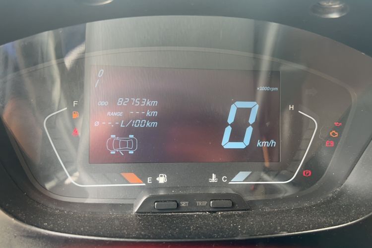 Used BAIC Changhe Wagon R 2018 1.4L Manual Value Edition Odometer Close Up