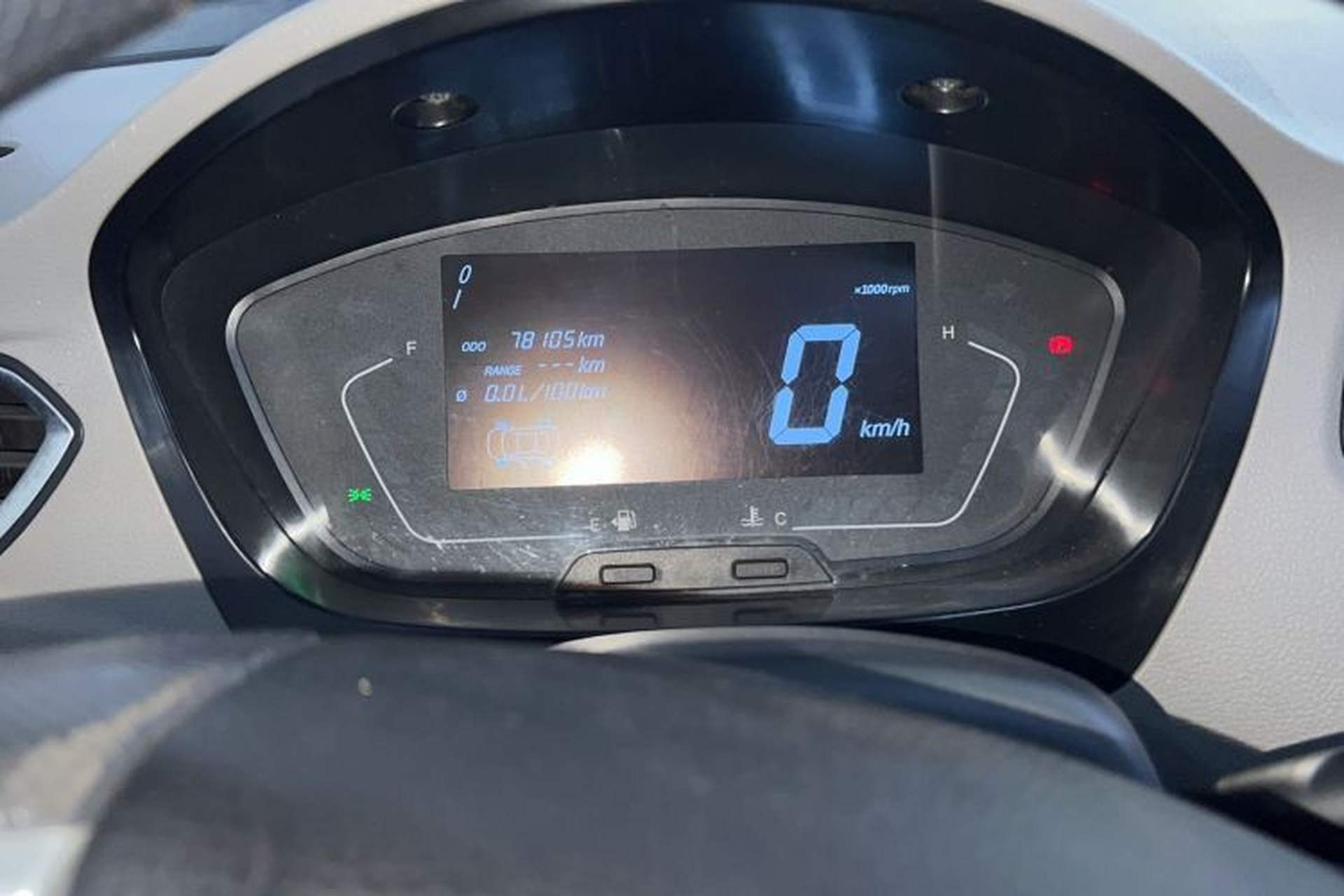 Used BAIC Changhe Wagon R 2018 1.4L Manual Luxury Edition Odometer Close Up