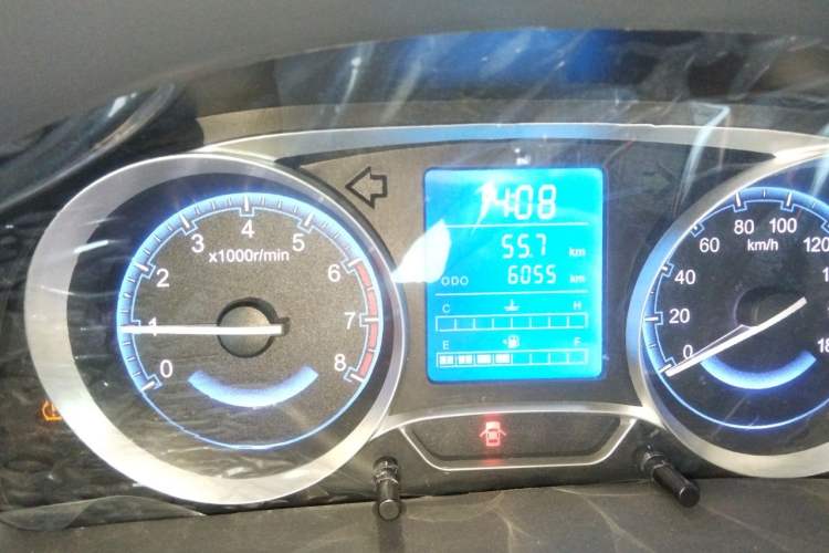 Used BAIC Changhe Wagon R 2023 1.4L Standard Edition Odometer Close Up