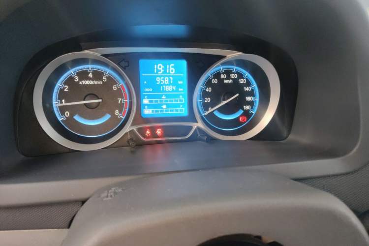 Used BAIC Changhe Wagon R 2023 1.4L Standard Edition Odometer Close Up