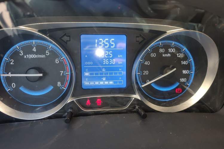 Used BAIC Changhe Wagon R 2023 1.4L Standard Edition Odometer Close Up