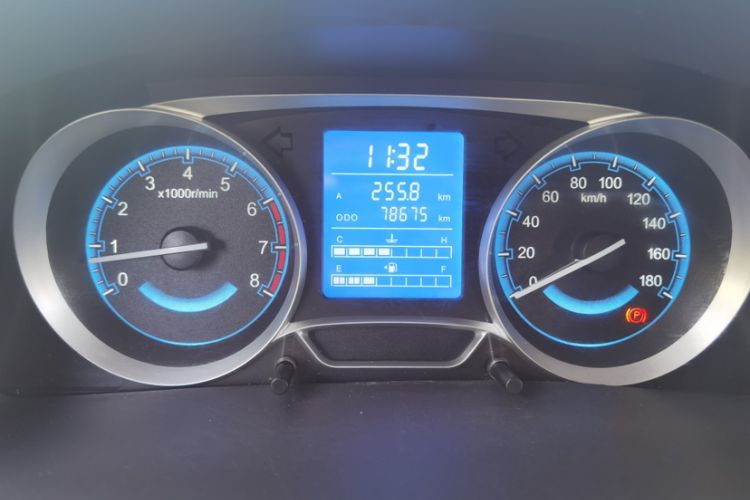 Used BAIC Changhe Wagon R X5 2019 1.4L Elite Edition Odometer Close Up