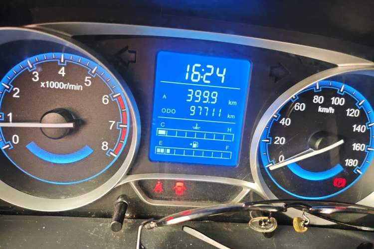 Used BAIC Changhe Wagon R X5 2019 1.4L Elite Edition Odometer Close Up
