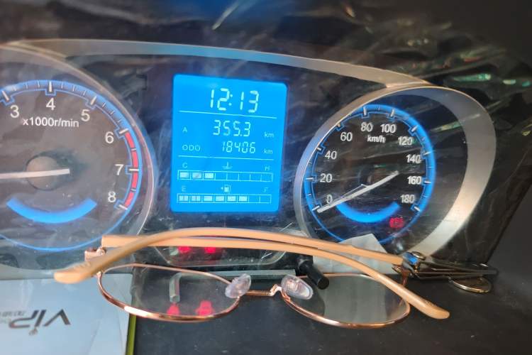 Used BAIC Changhe Wagon R X5 2020 1.4L Luxury Edition Odometer Close Up