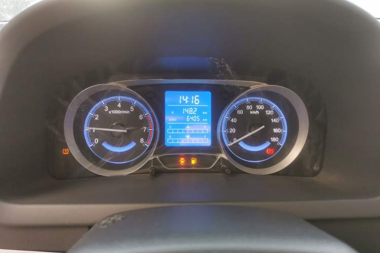 Used BAIC Changhe Wagon R X5 2020 1.4L Comfort Model Odometer Close Up