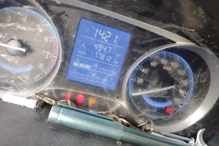 Used BAIC Changhe Wagon R X5 2020 1.4L Comfort Model Odometer Close Up
