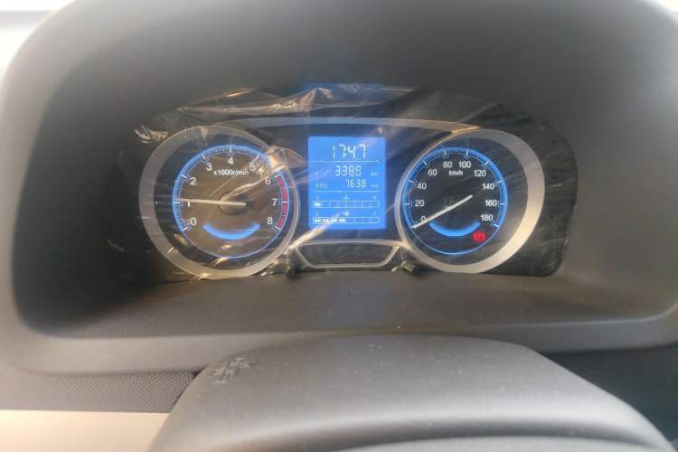 Used BAIC Changhe Wagon R X5 2023 1.4L Standard Edition Odometer Close Up