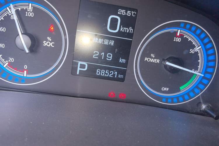 Used BAIC Changhe Wagon R X5E 2017 EV268 Comfort Edition Odometer Close Up