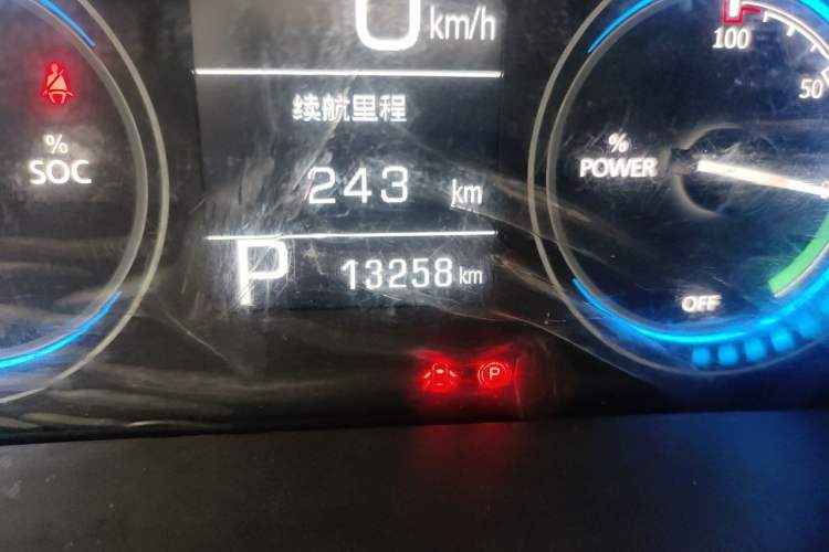 Used BAIC Changhe Wagon R X5E 2017 EV268 Comfort Edition Odometer Close Up
