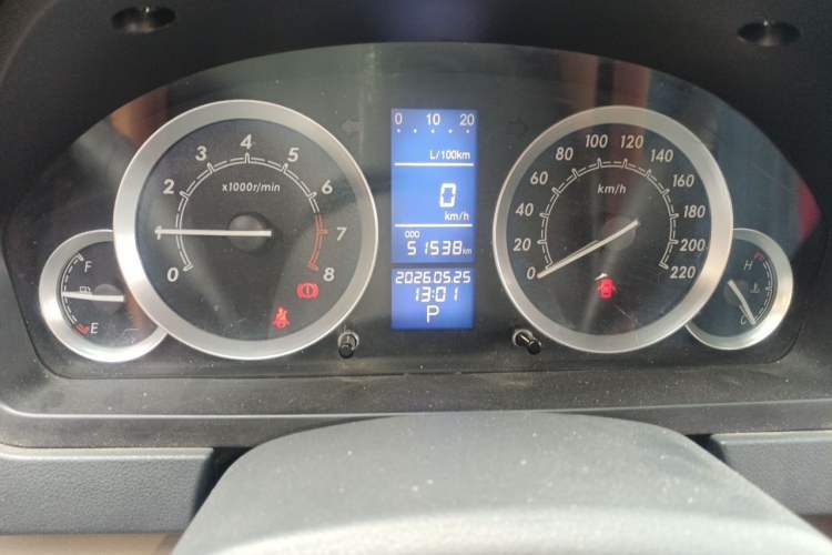 Used BAIC E Series 2012 Hatchback 1.5L Automatic Leshang Version Odometer Close Up