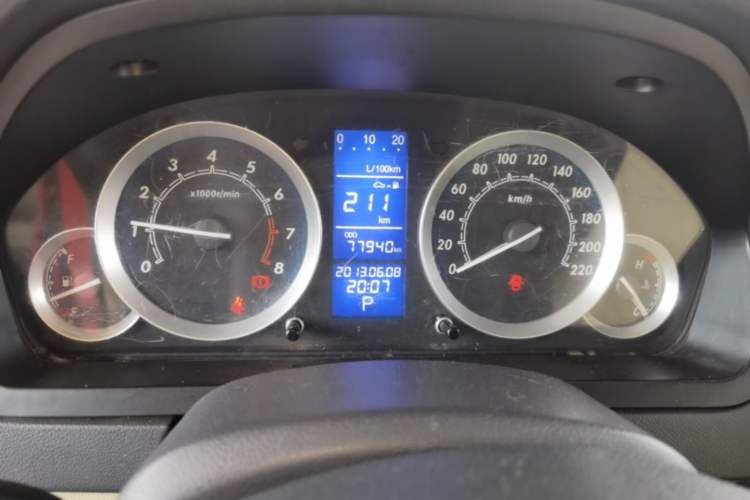 Used BAIC E Series 2012 Hatchback 1.5L Automatic Leshang Version Instrument Cluster