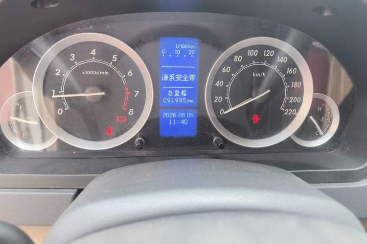 Used BAIC E Series 2012 Hatchback 1.3L Manual Liking Edition Odometer Close Up