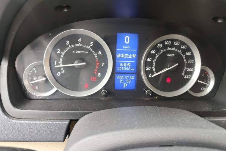 Used BAIC E Series 2012 Hatchback 1.5L Automatic Leshang Version Odometer Close Up