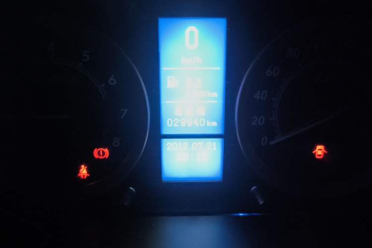 Used BAIC E Series 2013 Sedan 1.3L Manual Joy Edition Odometer Close Up