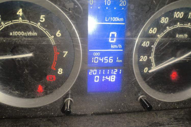Used BAIC E Series 2013 Sedan 1.5L Manual Lotte Edition Odometer Close Up