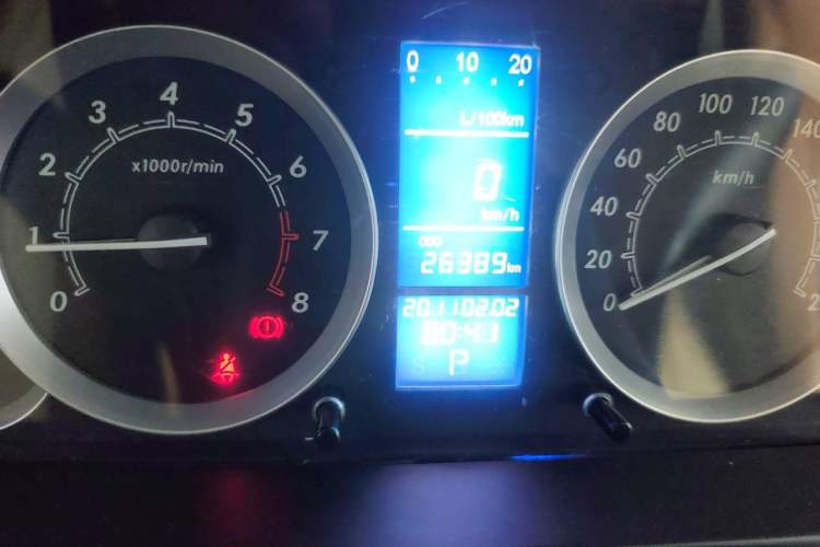 Used BAIC E Series 2013 Sedan 1.5L Automatic Lotte Edition Odometer Close Up
