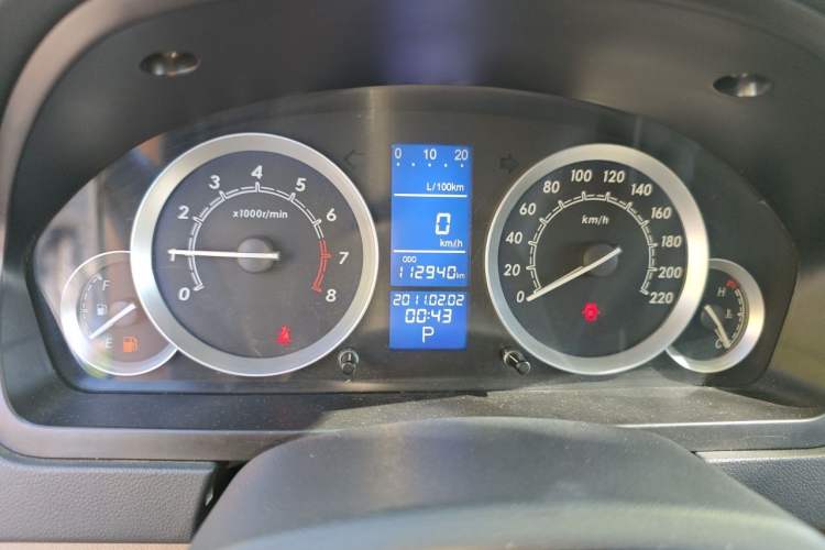 Used BAIC E Series 2013 Sedan 1.5L Automatic Leshang Edition Odometer Close Up