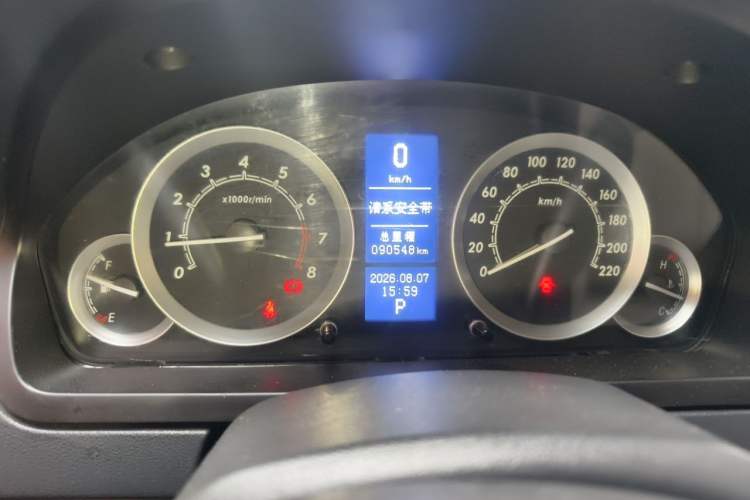 Used BAIC E Series 2013 Sedan 1.5L Automatic Leshang Edition Odometer Close Up