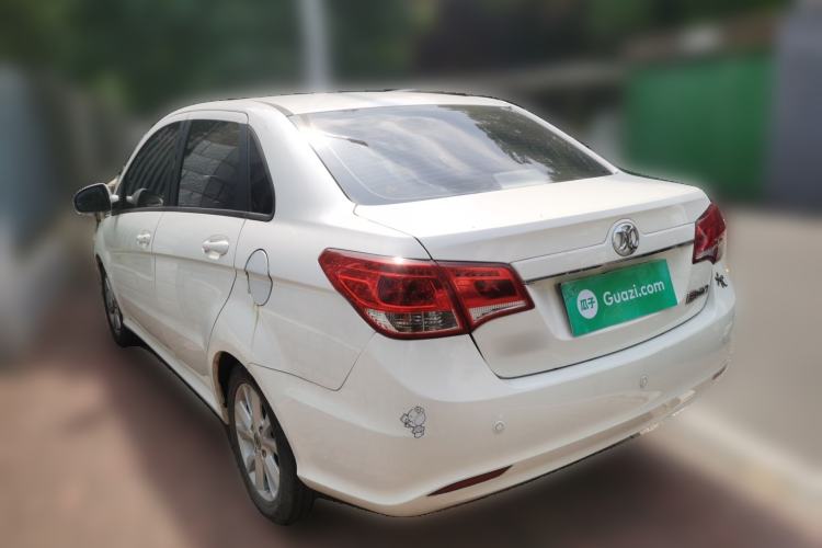 Used BAIC E Series 2013 Sedan 1.5L Manual Leshang Version Rear Left 45 Deg