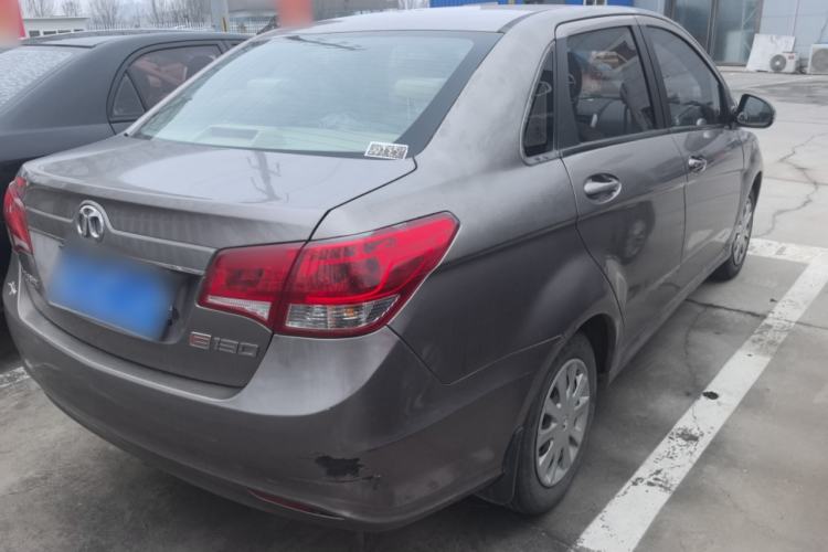 Used BAIC E Series 2013 Sedan 1.3L Manual Lotte Edition Rear Right 45 Deg