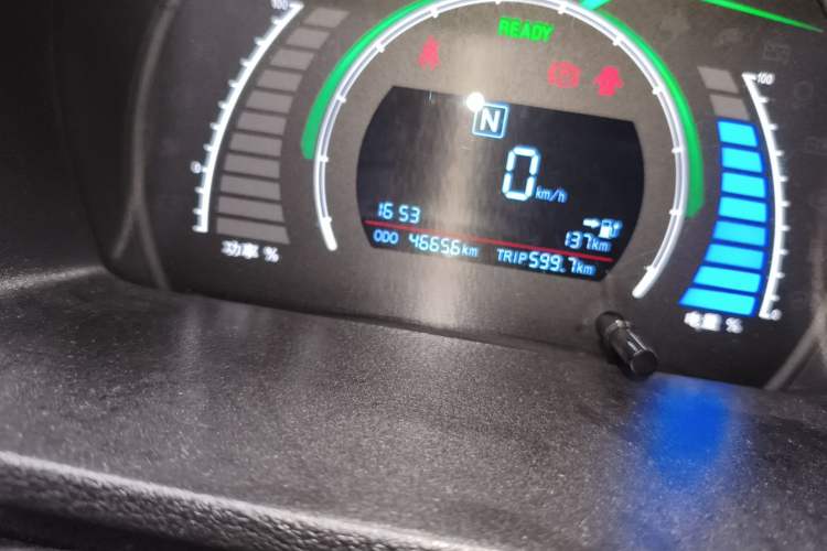 Used BAIC New Energy EC 2017 EC180 Elegant Edition Odometer Close Up