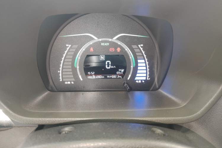 Used BAIC New Energy EC 2017 EC180 Elegant Edition Odometer Close Up
