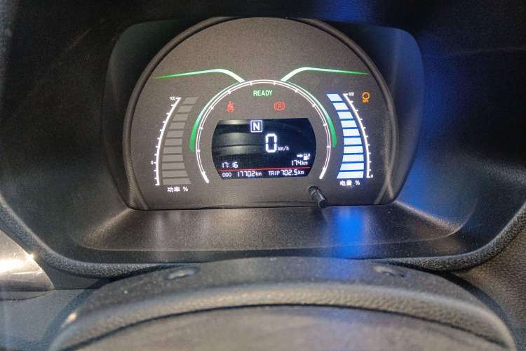 Used BAIC New Energy EC 2017 EC180 Elegant Edition Odometer Close Up