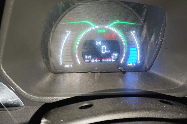 Used BAIC New Energy EC 2017 EC180 Elegant Edition Odometer Close Up