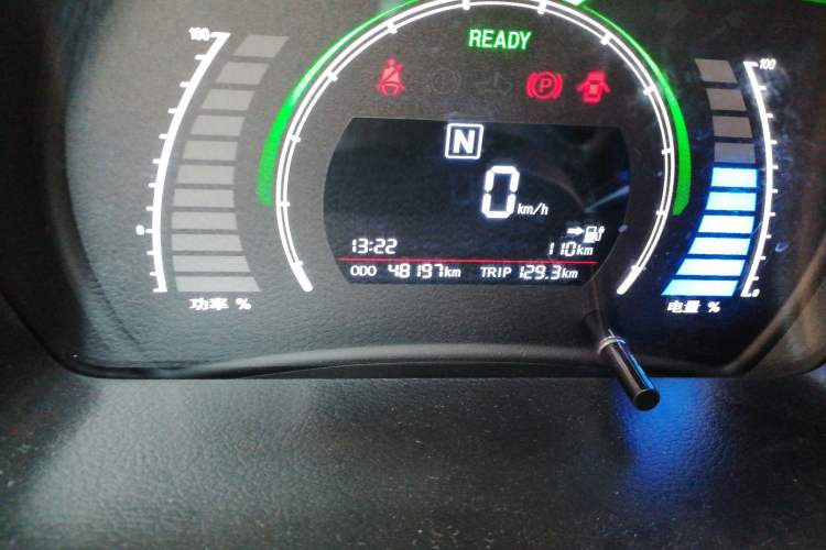 Used BAIC New Energy EC 2017 EC180 Dynamic Edition Odometer Close Up