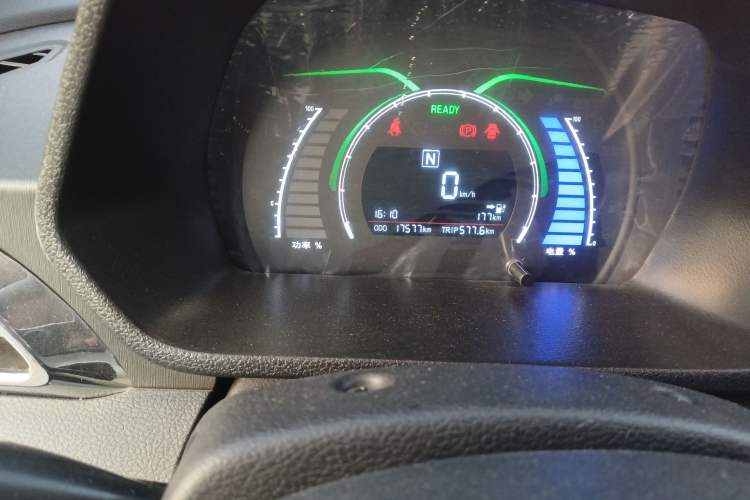 Used BAIC New Energy EC 2017 EC180 Elegant Edition Odometer Close Up