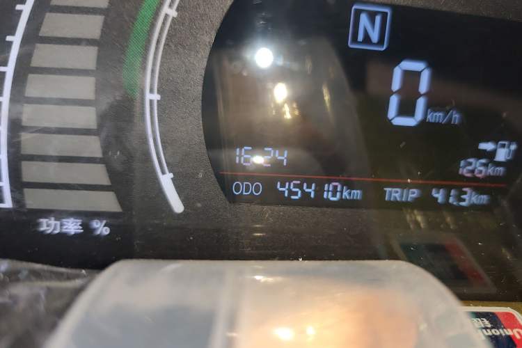Used BAIC New Energy EC 2017 EC180 Elegant Edition Odometer Close Up