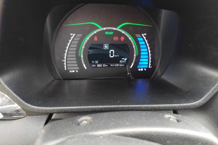 Used BAIC New Energy EC 2017 EC200 Elegant Edition Odometer Close Up