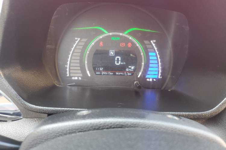 Used BAIC New Energy EC 2017 EC180 Dynamic Edition Odometer Close Up