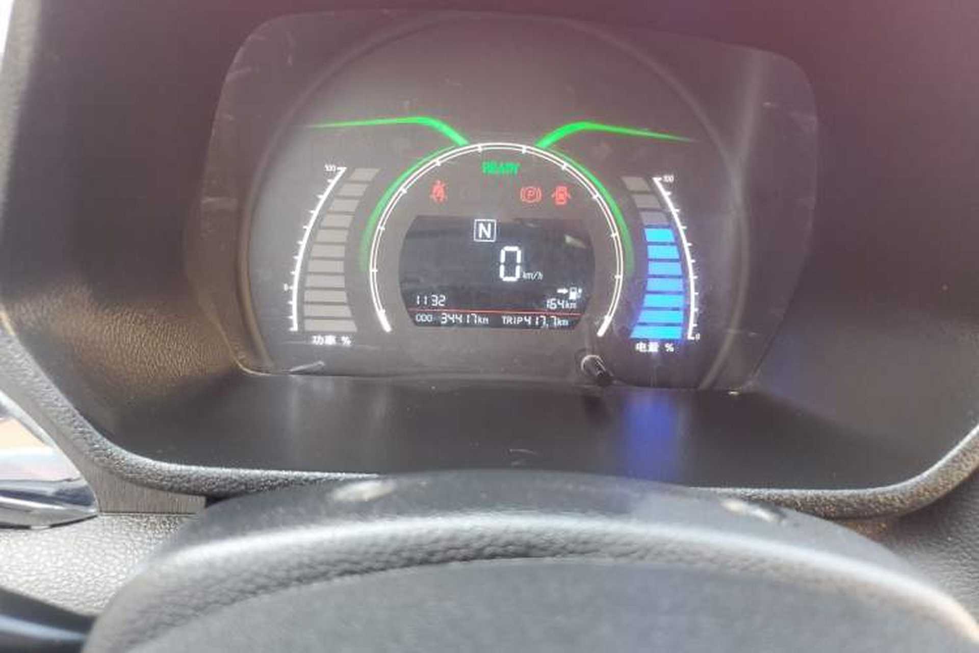 Used BAIC New Energy EC 2017 EC180 Dynamic Edition Odometer Close Up