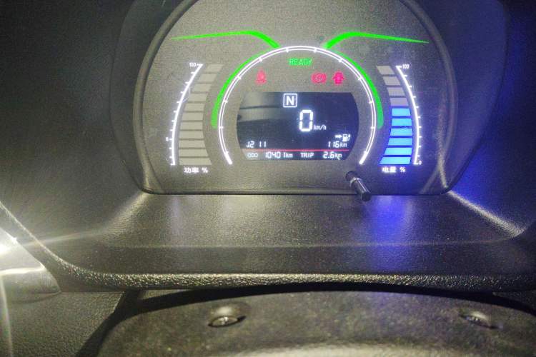 Used BAIC New Energy EC 2017 EC200 Elegant Edition Odometer Close Up
