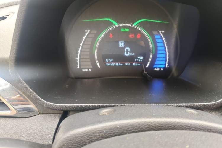Used BAIC New Energy EC 2017 EC200 Dynamic Edition Odometer Close Up