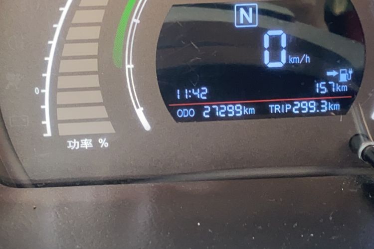 Used BAIC New Energy EC 2017 EC200 Elegant Edition Odometer Close Up