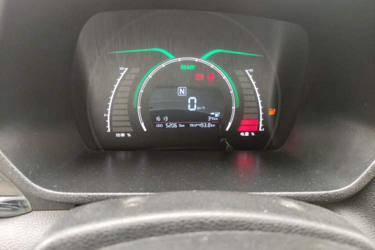 Used BAIC New Energy EC 2017 EC180 Dynamic Edition Odometer Close Up