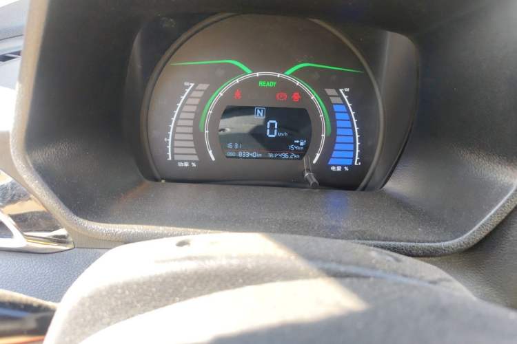 Used BAIC New Energy EC 2017 EC200 Dynamic Edition Odometer Close Up