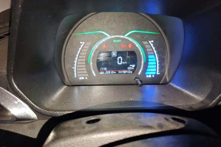 Used BAIC New Energy EC 2017 EC180 Dynamic Edition Odometer Close Up