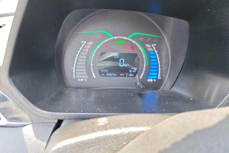 Used BAIC New Energy EC 2017 EC180 Dynamic Edition Odometer Close Up