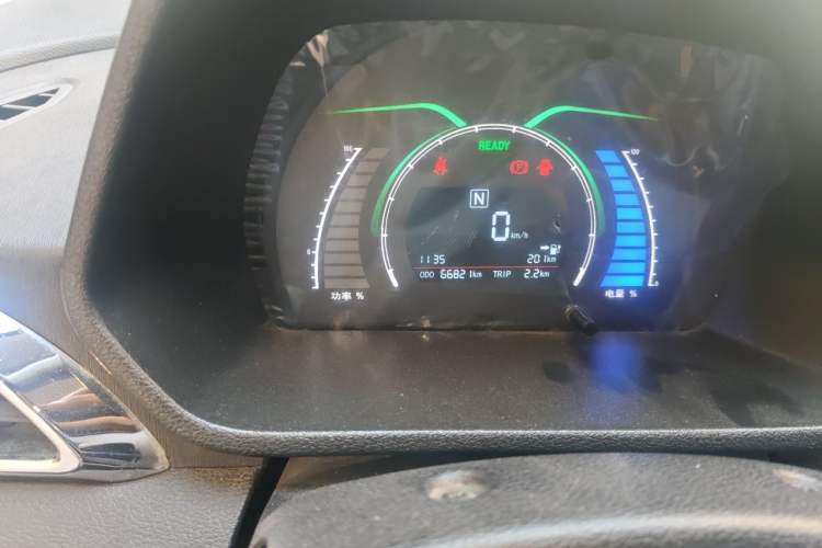 Used BAIC New Energy EC 2017 EC200 Dynamic Edition Odometer Close Up