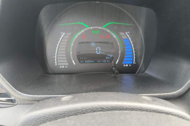 Used BAIC New Energy EC 2017 EC200 Elegant Edition Odometer Close Up