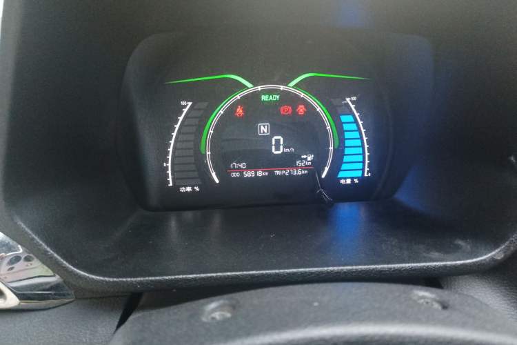 Used BAIC New Energy EC 2017 EC180 Dynamic Edition Odometer Close Up