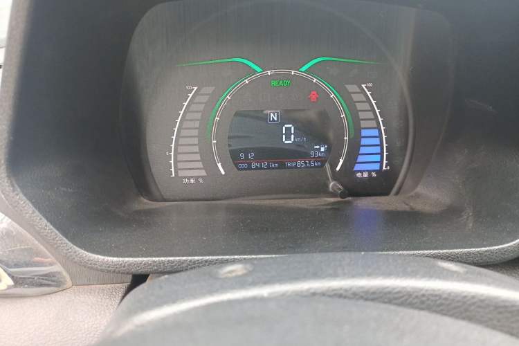 Used BAIC New Energy EC 2017 EC180 Dynamic Edition Odometer Close Up